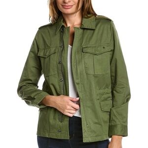 NWT Zadig & Voltaire Women’s Jacket S Military Utility Coat Kayak Amour Cotton